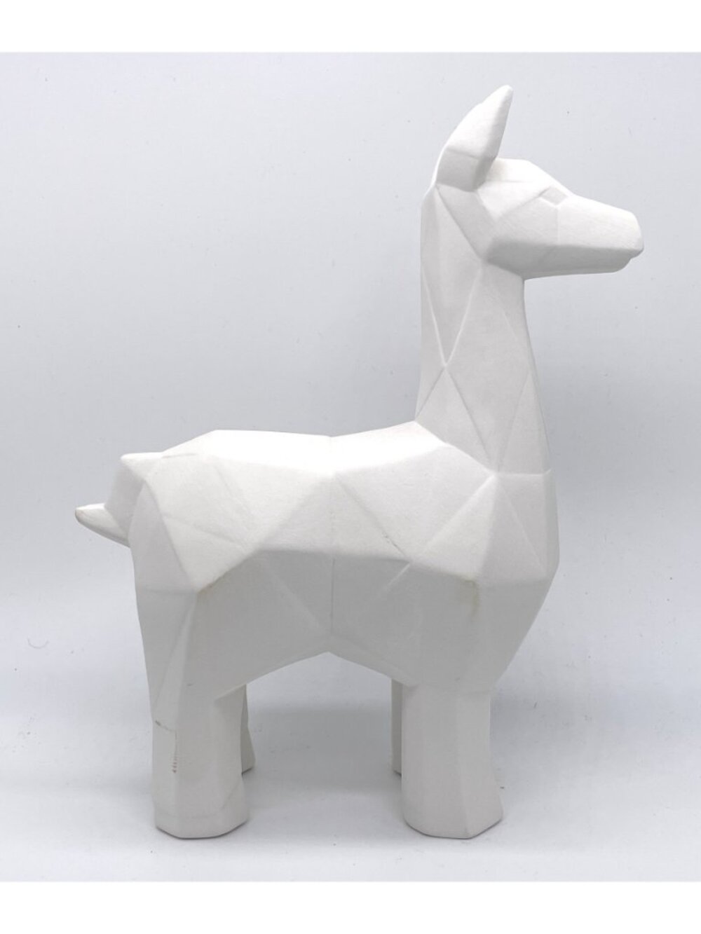 MAYCO Faceted Llama Bisque MB1539 Figurine Ceramic Pottery 9.5" Unfinished Art - Picture 5 of 9